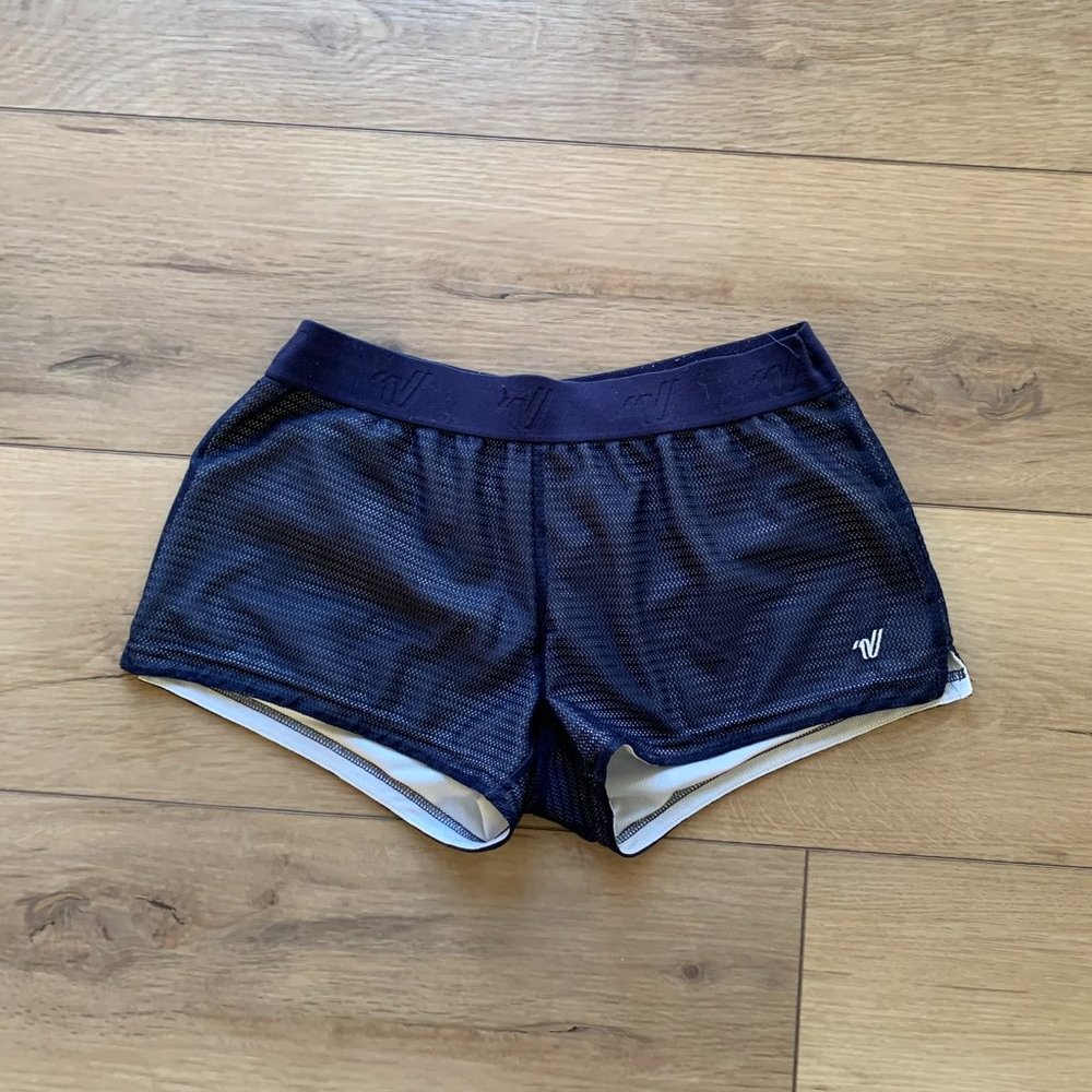 Varsity sweat shorts.